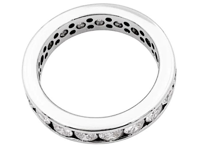 Autre Marque Diamant-Eternity-Ehering, weißgold. - Ansicht 4