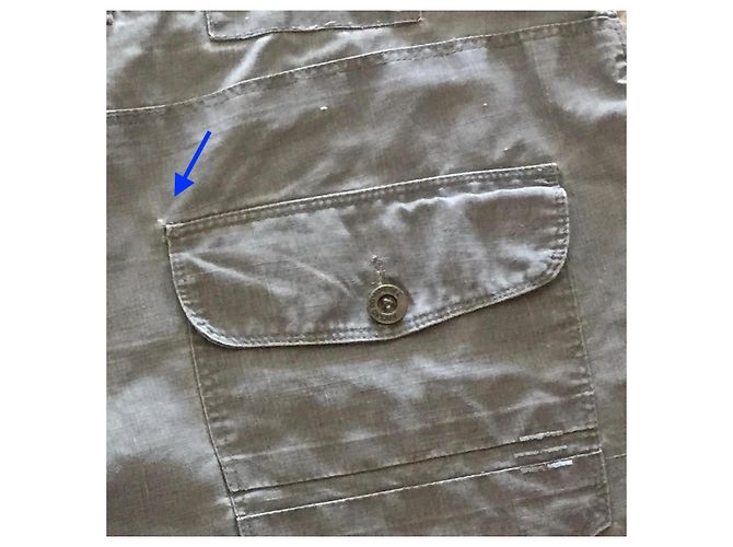 Adolfo Dominguez Bermuda in lino cerato grigio - vista 9