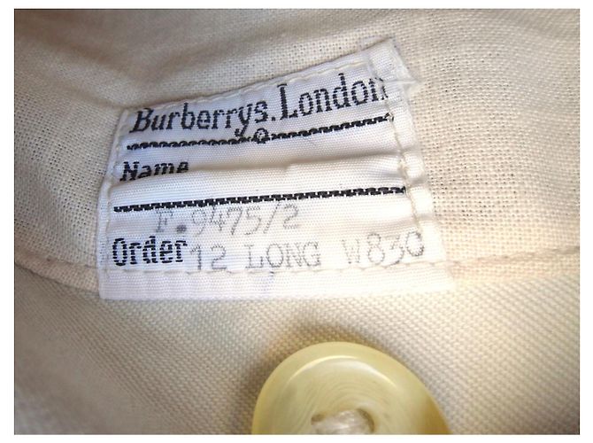 Burberrys Gabardina de algodón beige Crema - vista 6