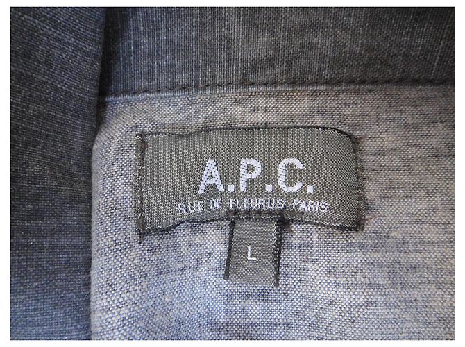 Apc A.P.C. Canvas Jacke Grau - Ansicht 2