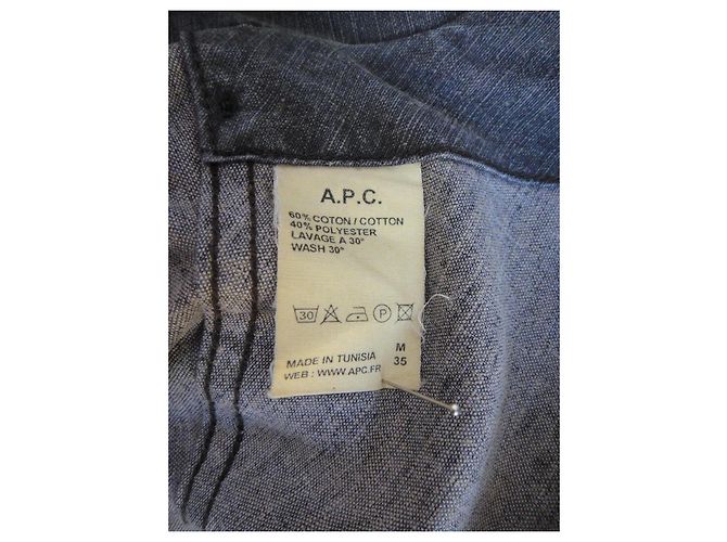 Apc A.P.C. Canvas Jacke Grau - Ansicht 3