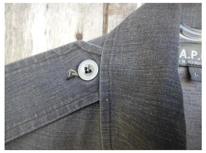 Apc A.P.C. Canvas Jacke Grau - Ansicht 6