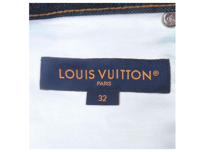 Pantalones de denim Louis Vuitton Azul - vista 7