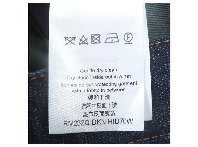 Pantalones de denim Louis Vuitton Azul - vista 8