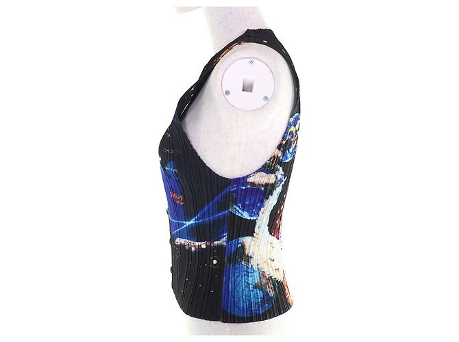 Issey Miyake PLEATS PLEASE×Tadanori Yokoo Best MILLENNIUM KRISHNA Space 3 Top Multicolor - vista 2