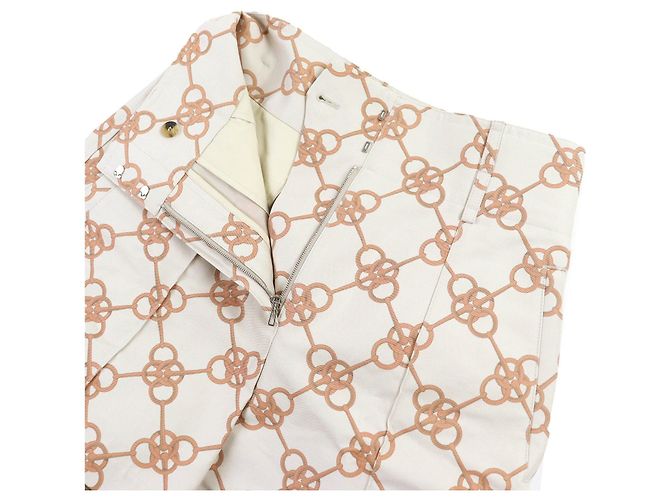 Short de algodón Hermès 34 Castaño Beige - vista 4