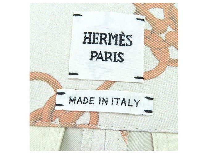 Short de algodón Hermès 34 Castaño Beige - vista 6