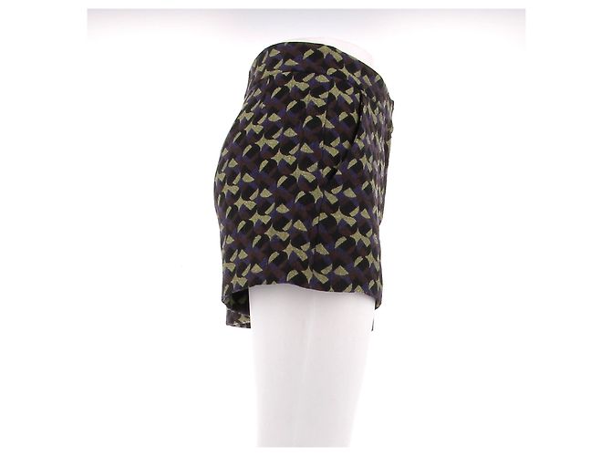 Shorts M Missoni roxo e verde de algodão - vista 4