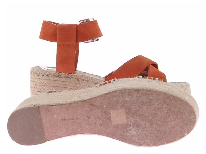 Céline Espadrilles in scamosciato arancione - vista 5