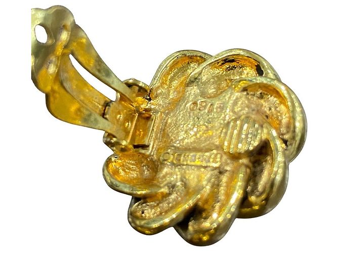 Timeless Orecchini Chanel Vintage Faux Pearl Clip On D'oro - vista 7