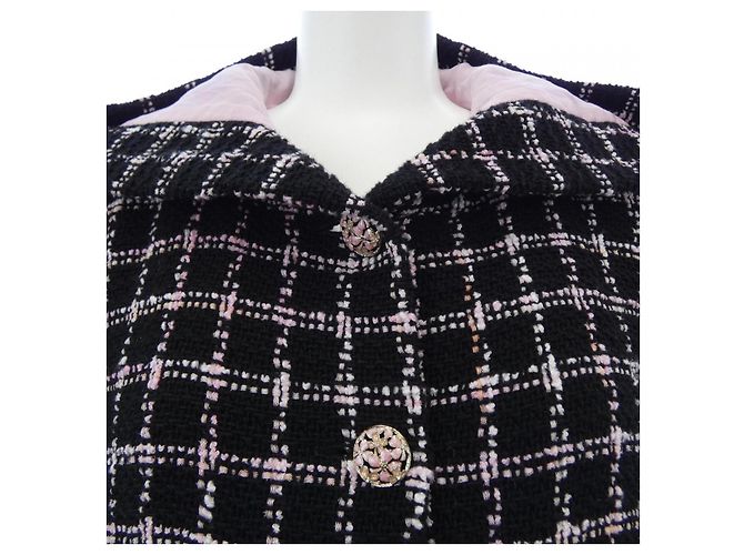 Timeless Abrigo Chanel LOOK30 Negro - vista 6