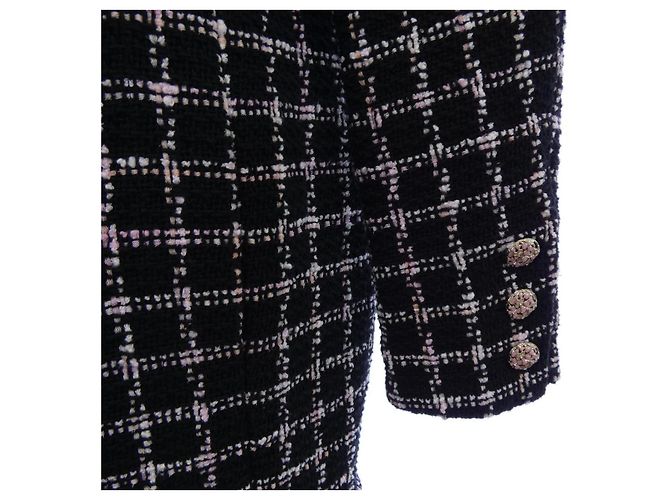 Timeless Abrigo Chanel LOOK30 Negro - vista 7
