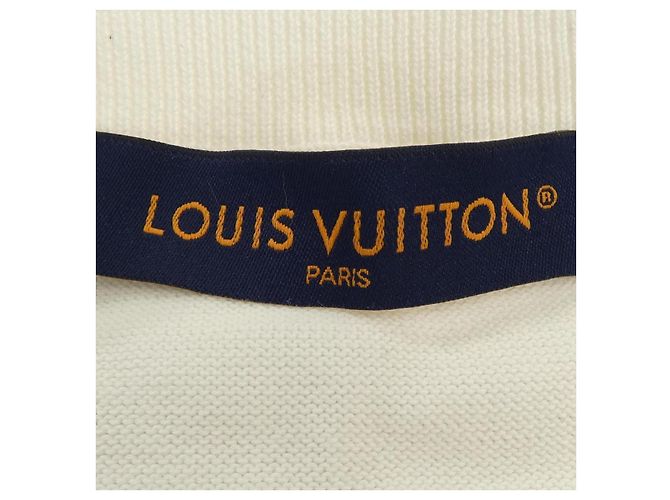 Top de punto de manga corta con gráfico Louis Vuitton Blanco - vista 4