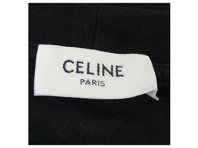 Céline T-shirt in cotone CELINE Nero - vista 4