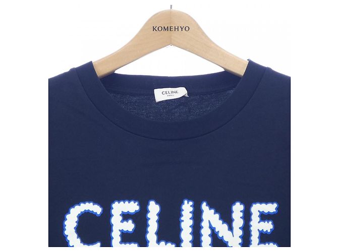 Céline T-shirt in cotone CELINE Nero - vista 5