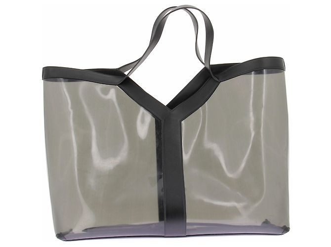 Saint Laurent PVC Shopper Grau - Ansicht 2