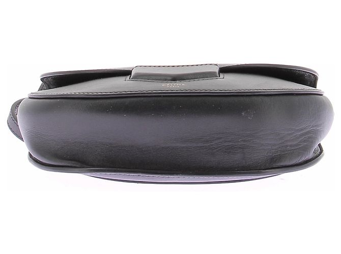 Céline Borsa "Trotteur" in pelle nera Nero - vista 6
