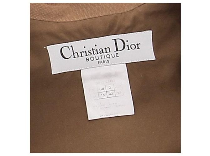Dior Khaki Brown Wool Jacket Size 44 - view 5