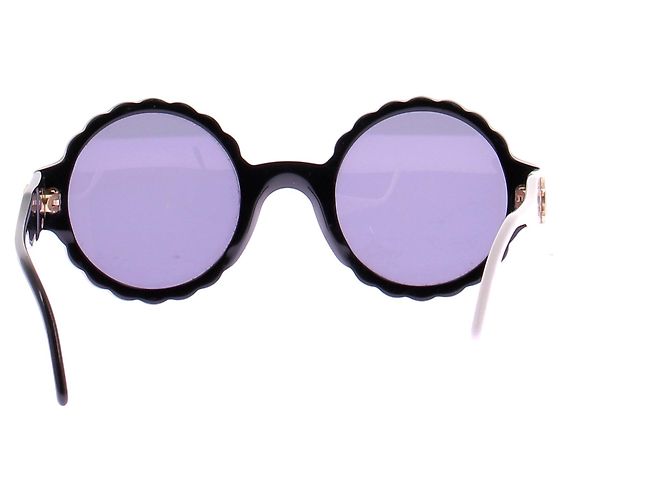 Gafas de sol Chanel moradas de plástico Púrpura - vista 3