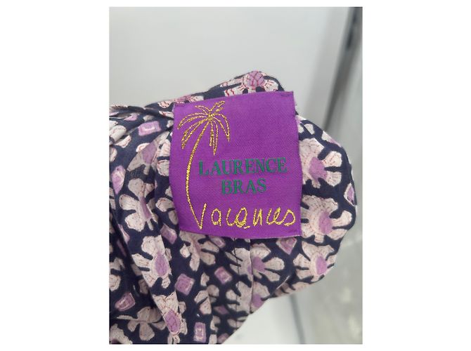 Vestido Laurence Bras de algodón violeta Talla 38 Púrpura - vista 5