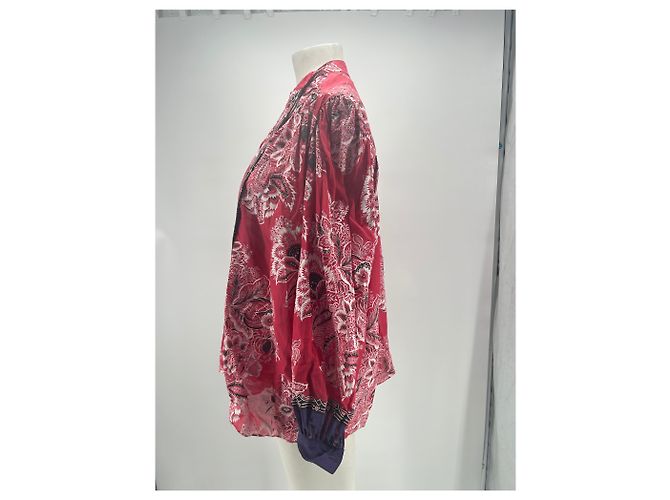 Blusa Etro roja de algodón Talla 40 - vista 3