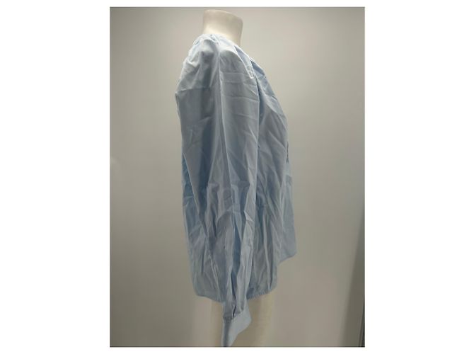 Camicetta Laurence Bras in seta azzurra Taglia 40 Blu - vista 4