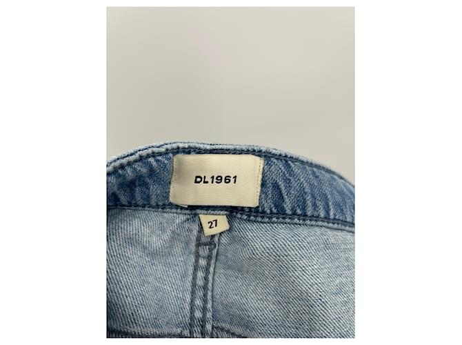 Autre Marque Vaqueros DL 1961 azules de algodón talla 27 - vista 3