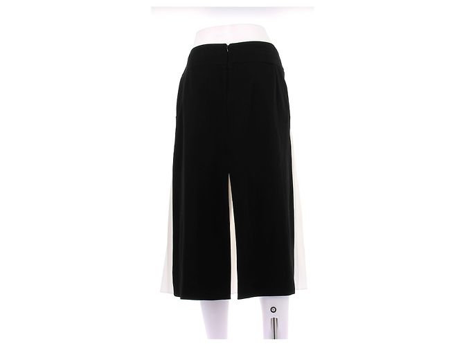 Givenchy Falda plisada blanca y negra Negro - vista 2