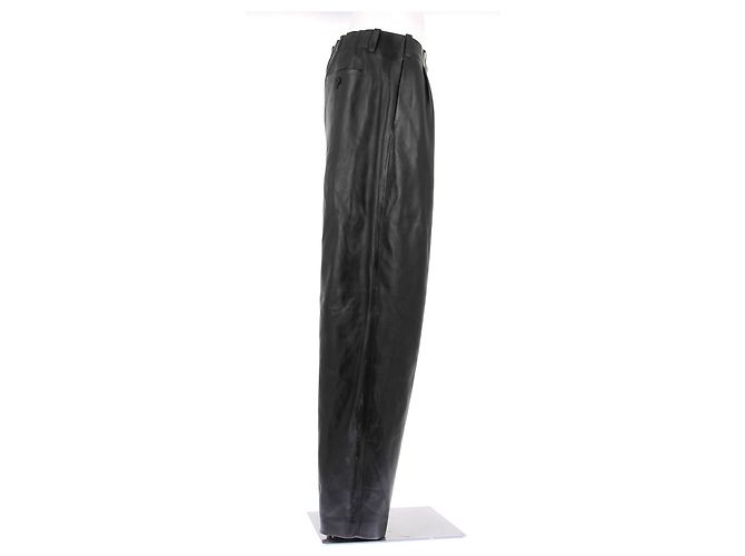 Givenchy Schwarze Lederhose - Ansicht 3