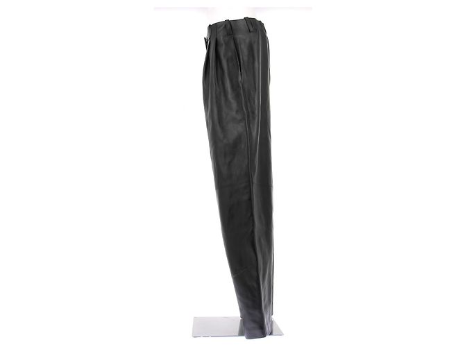 Givenchy Schwarze Lederhose - Ansicht 4