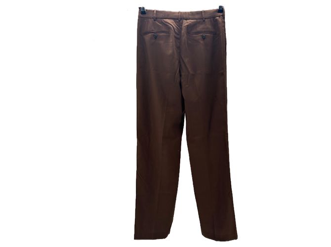 Autre Marque Pantalones marrones RONNY KOBO Castaño - vista 2