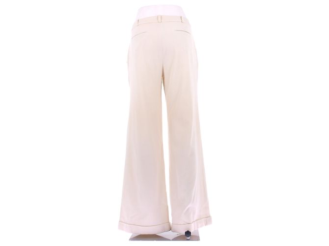 Dior Calça de lã creme Bege - vista 2