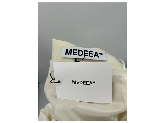 Autre Marque MEDEEA Seidenrock Weiß - Ansicht 3