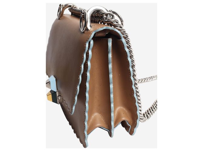 Fendi Borsa in pelle Kan I marrone - vista 5