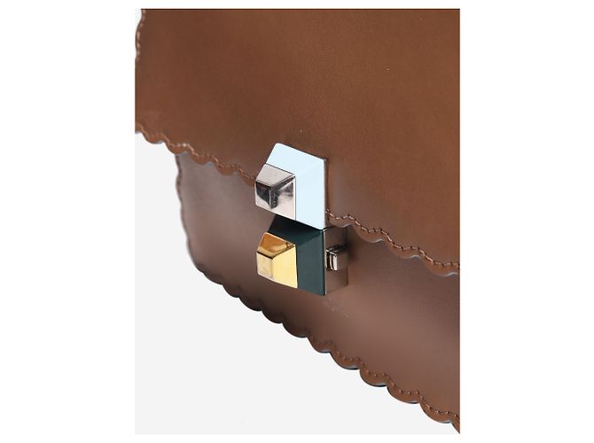 Fendi Borsa in pelle Kan I marrone - vista 6