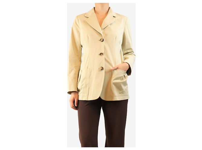 Etro Leichte Shell-Jacke in Neutralton - Größe UK 10 - Ansicht 3