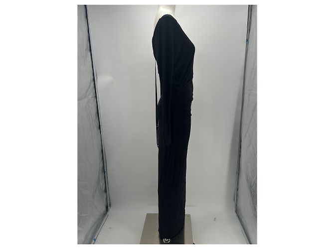 Autre Marque LEAU Maxikleid schwarz - Ansicht 4