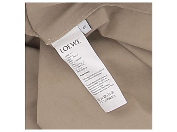 Vestido Loewe de algodón beige - vista 5