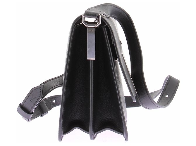Autre Marque Borsa a mano AMAN in pelle nera Nero - vista 4
