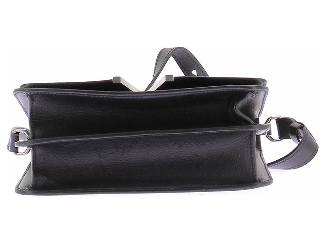Autre Marque Borsa a mano AMAN in pelle nera Nero - vista 6