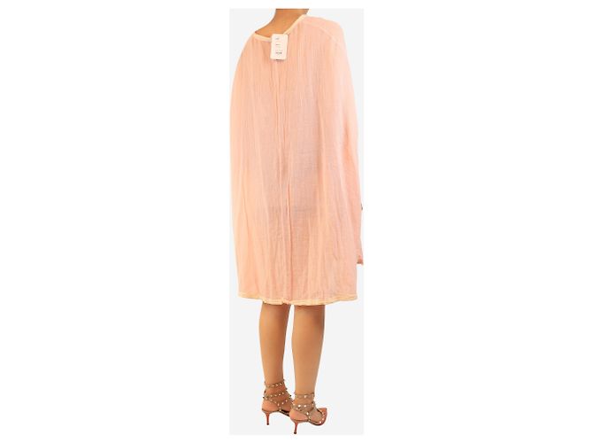Autre Marque Kurzer Kaftan in Rosa - Einheitsgröße Pink - Ansicht 2