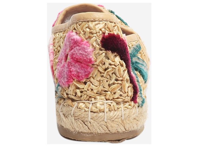 Ermanno Scervino Espadrilles mit neutralem Blumenmuster - Größe EU 39 - Ansicht 3