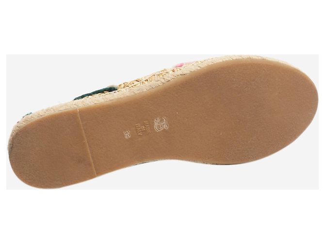 Ermanno Scervino Espadrilles mit neutralem Blumenmuster - Größe EU 39 - Ansicht 5