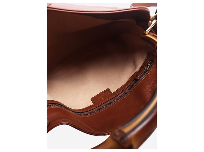 Gucci Borsa a tracolla Diana in bambù marrone - vista 6