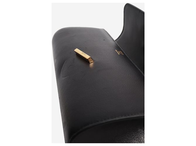 Hermès Clutch in pelle nera Egee Nero - vista 6