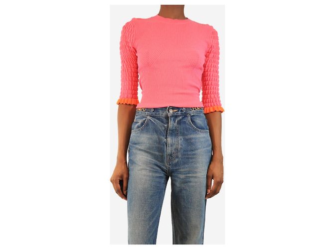 See by Chloé Rosa Strickoberteil - Größe XS Pink - Ansicht 3