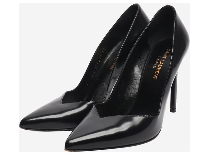 Saint Laurent Décolleté in vernice nera - taglia EU 38 Nero - vista 2