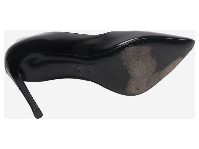 Saint Laurent Décolleté in vernice nera - taglia EU 38 Nero - vista 4