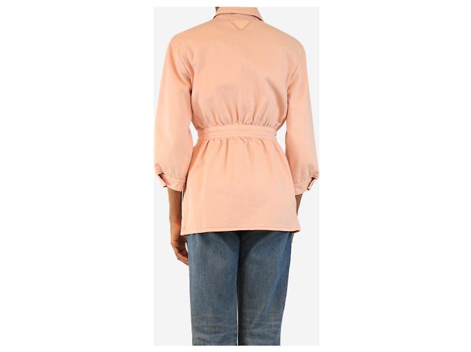 Prada Rosa Jeansjacke - Größe UK 6 Pink - Ansicht 2