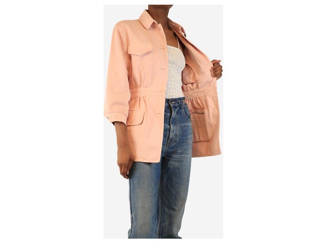Prada Rosa Jeansjacke - Größe UK 6 Pink - Ansicht 4